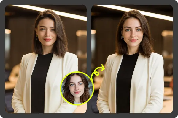 Professional headshot transformation — create portraits with AI