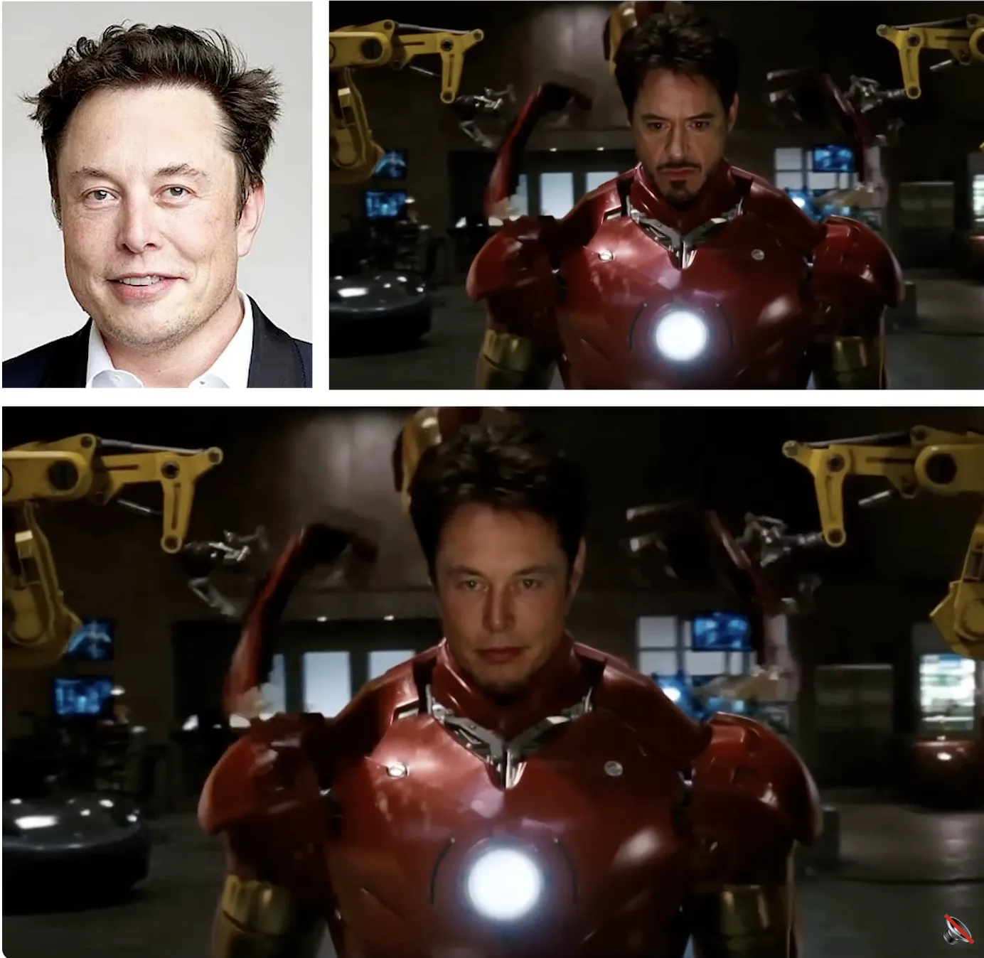 AI video transformation — movie scene with swapped actor faces